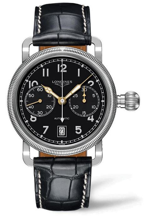 longines avigation oversize crown